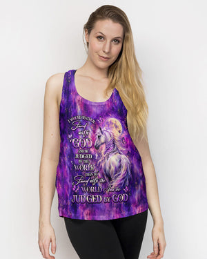 I Would Rather Stand With God Horse Women's All Over Print Shirt  - Tlhg3006261