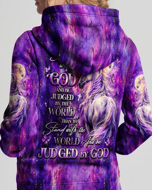 I Would Rather Stand With God Horse Women's All Over Print Shirt  - Tlhg3006261