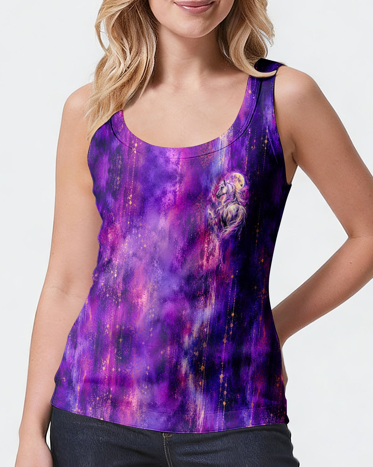 I Would Rather Stand With God Horse Women's All Over Print Shirt  - Tlhg3006261