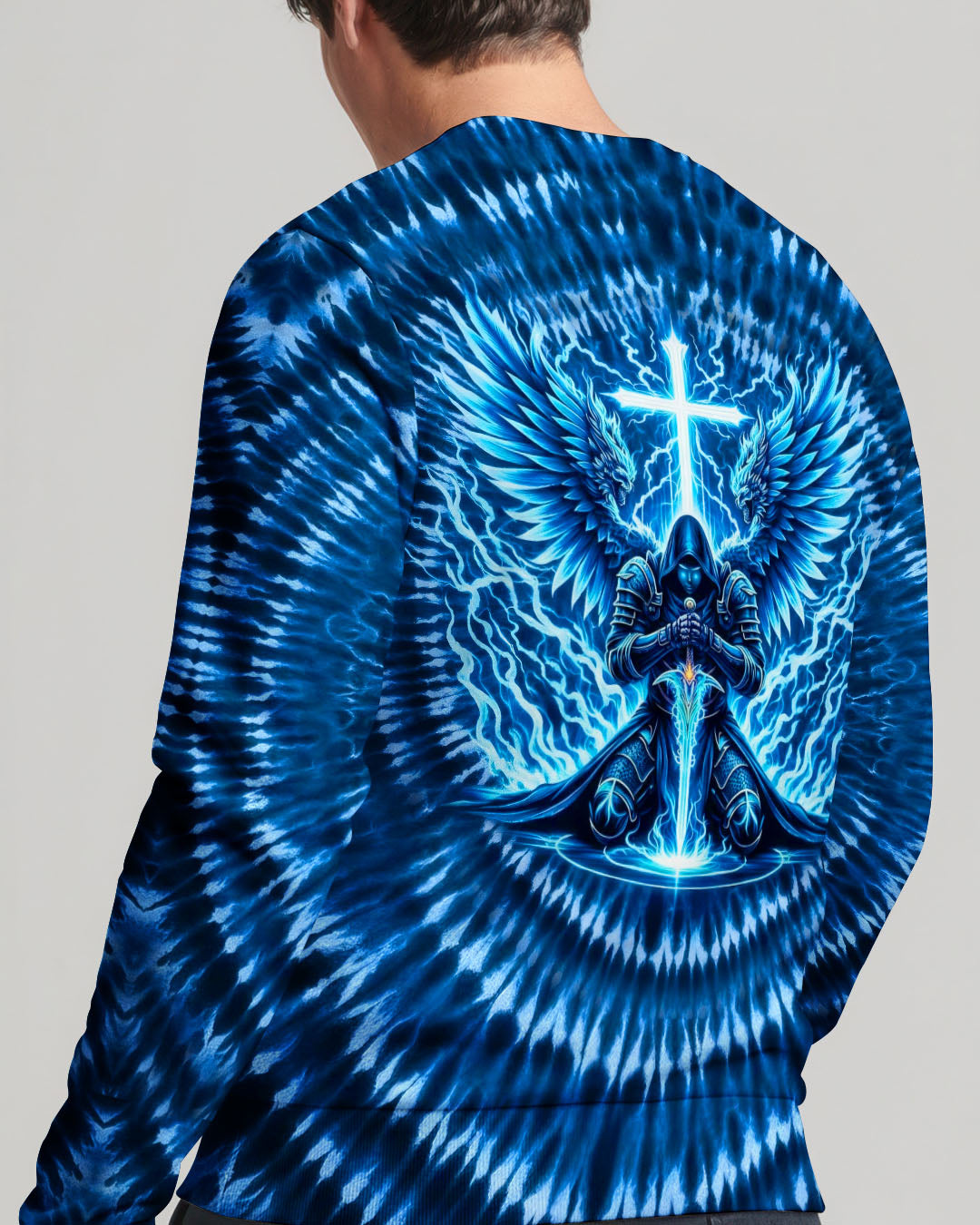 Warrior With Wings Swirl Men's All Over Print Shirt - Tlhn0903263