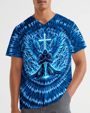 Warrior With Wings Swirl Men's All Over Print Shirt - Tlhn0903263