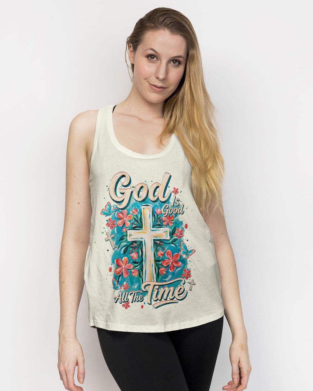 God Is Good All The Time Women's All Over Print Shirt - Tlhn1007262