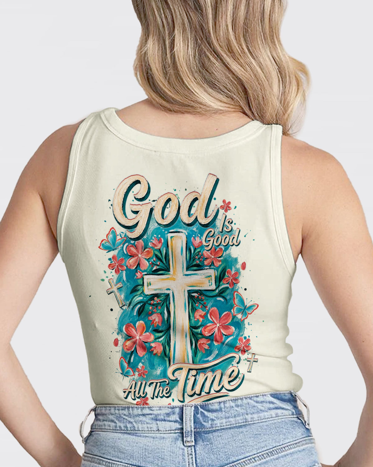 God Is Good All The Time Women's All Over Print Shirt - Tlhn1007262