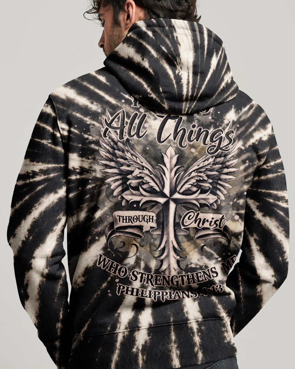 I Can Do All Things Through Christ  Cross Wings Men's All Over Print  - Tlhn2005263