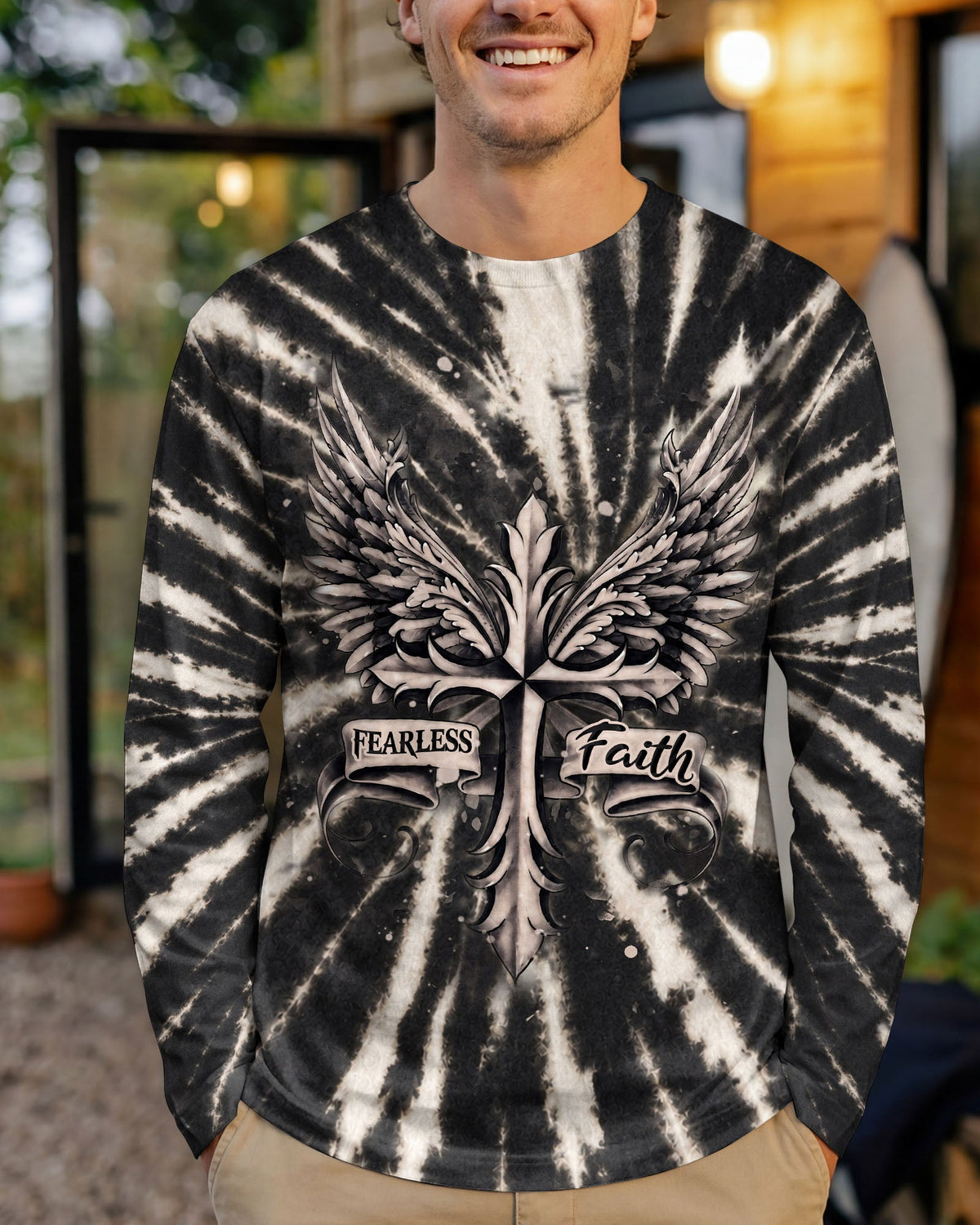I Can Do All Things Through Christ  Cross Wings Men's All Over Print  - Tlhn2005263