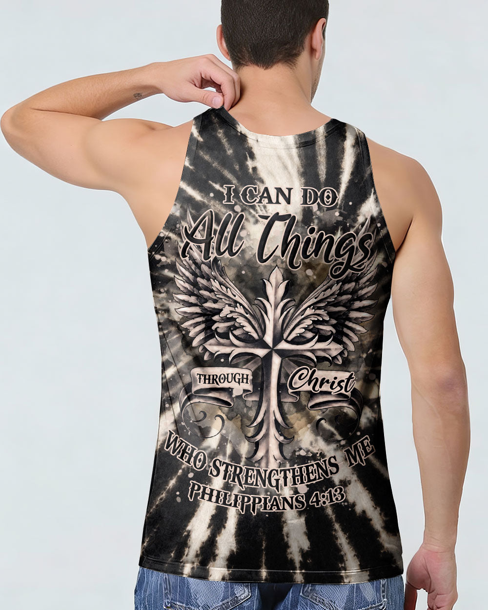 I Can Do All Things Through Christ  Cross Wings Men's All Over Print  - Tlhn2005263