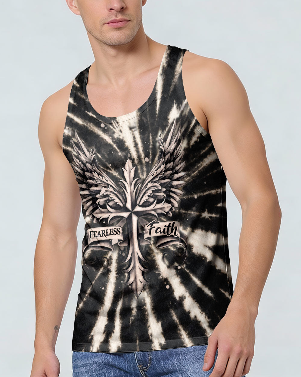 I Can Do All Things Through Christ  Cross Wings Men's All Over Print  - Tlhn2005263