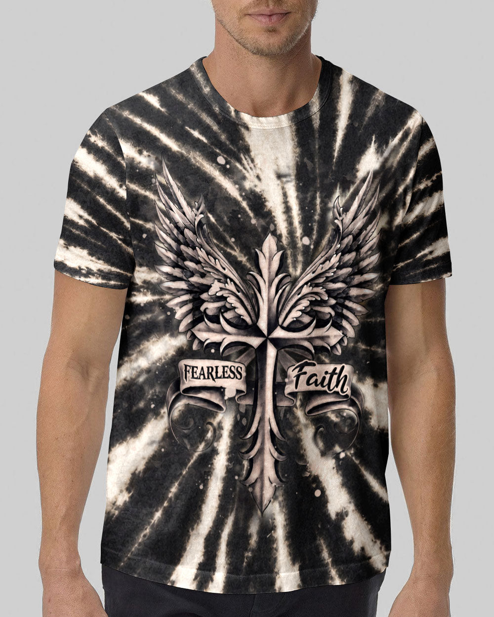 I Can Do All Things Through Christ  Cross Wings Men's All Over Print  - Tlhn2005263