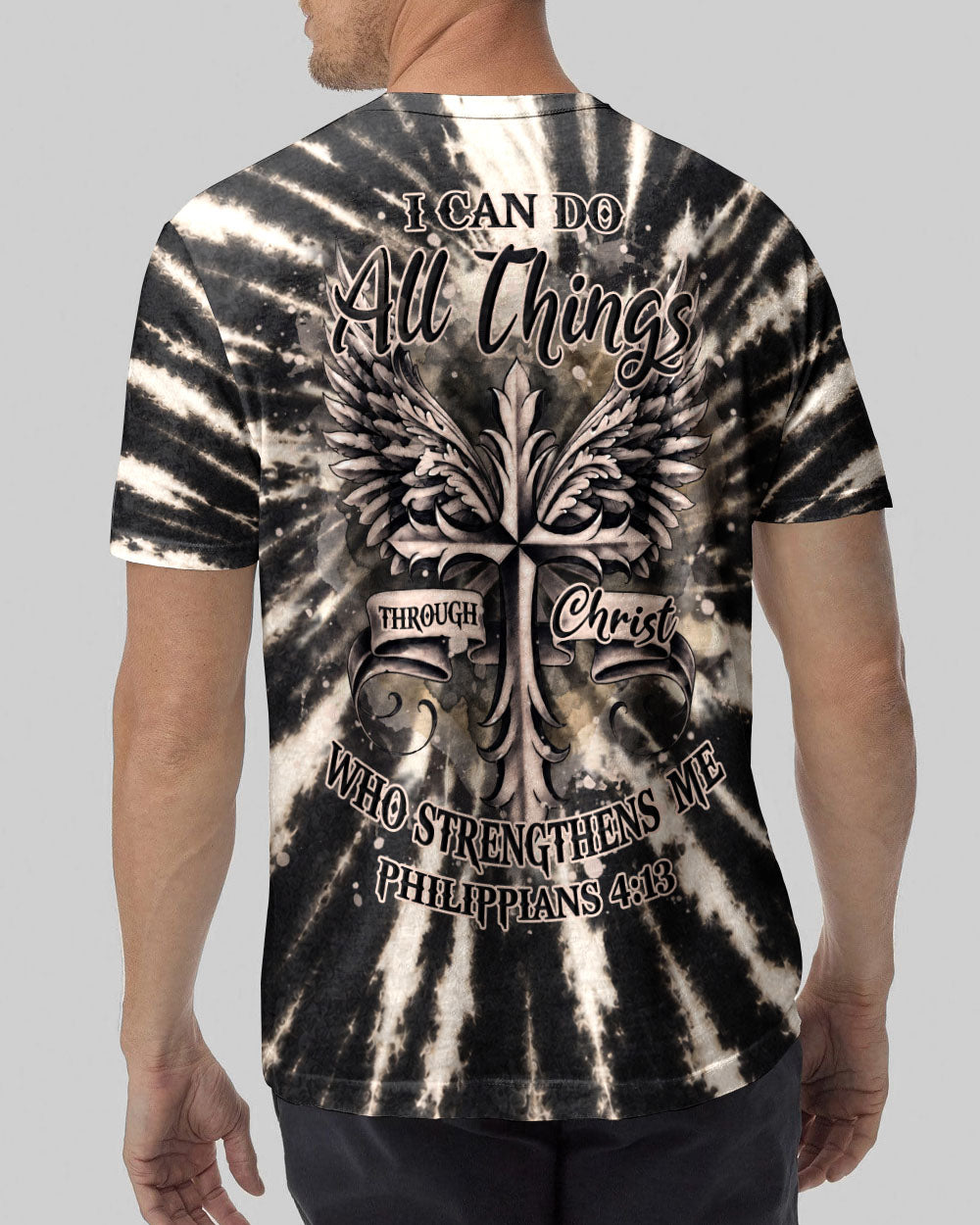 I Can Do All Things Through Christ  Cross Wings Men's All Over Print  - Tlhn2005263