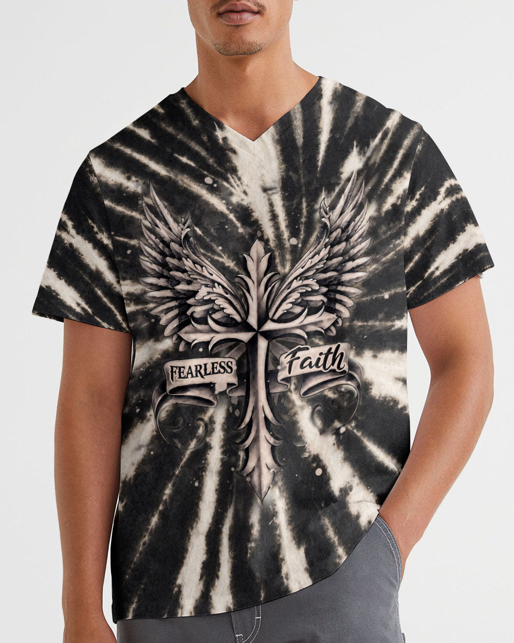 I Can Do All Things Through Christ  Cross Wings Men's All Over Print  - Tlhn2005263