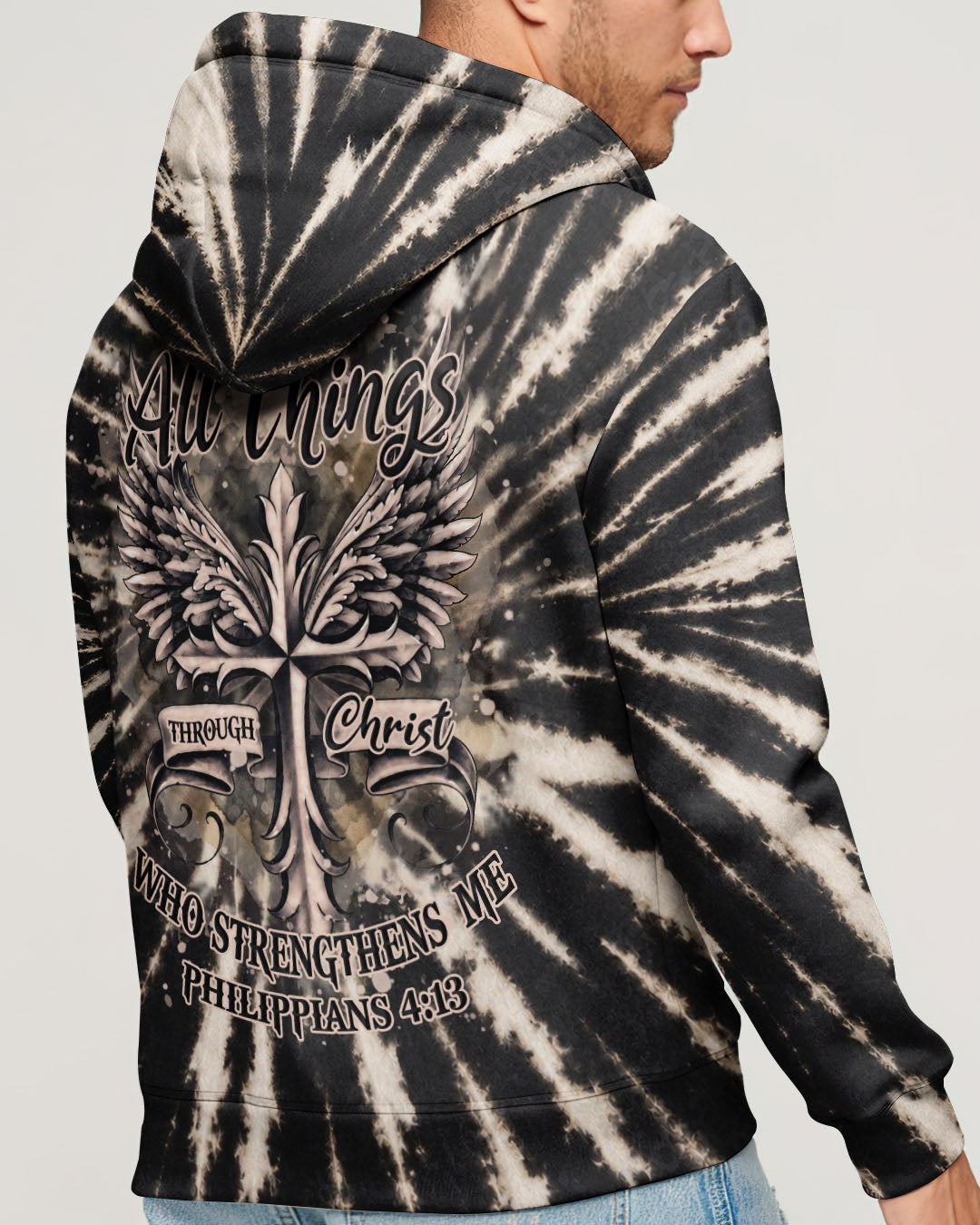 I Can Do All Things Through Christ  Cross Wings Men's All Over Print  - Tlhn2005263