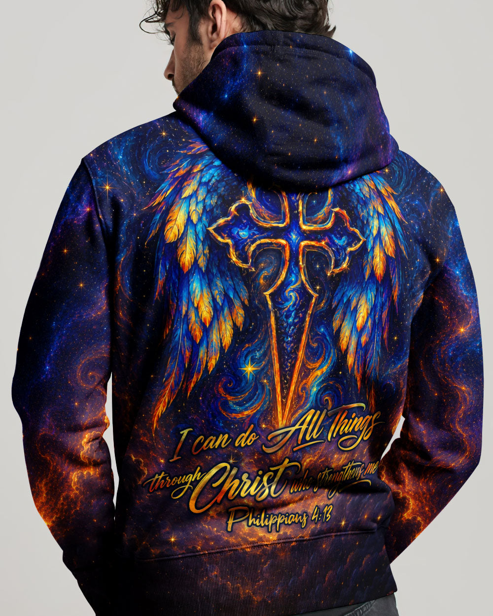 I Can Do All Things Through Christ  Cross Wings Men's All Over Print  - Tlhn2105263