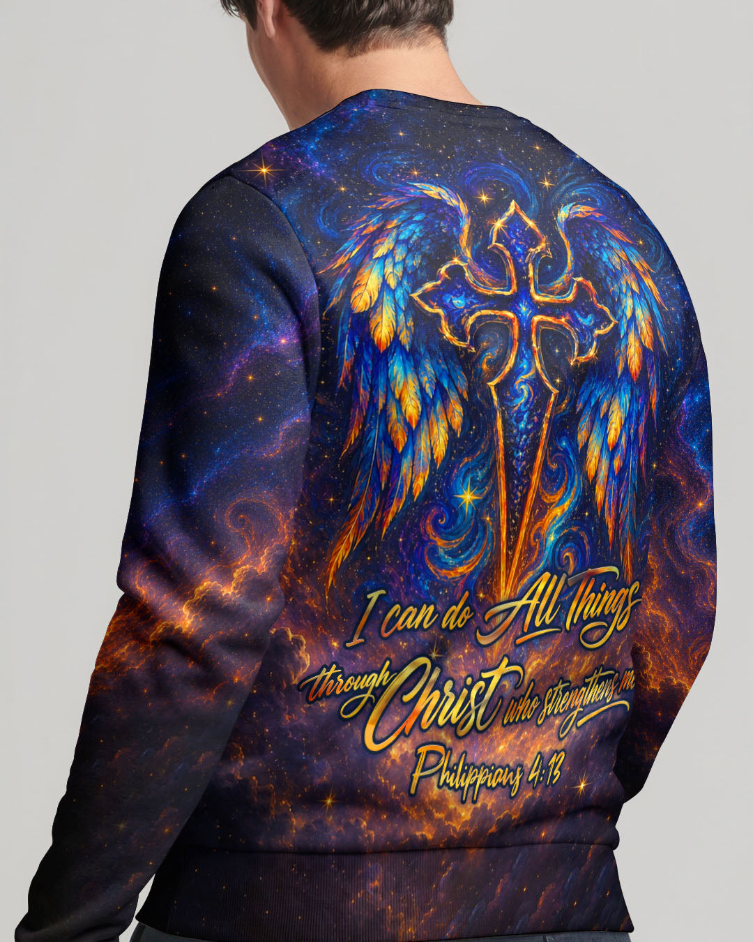 I Can Do All Things Through Christ  Cross Wings Men's All Over Print  - Tlhn2105263