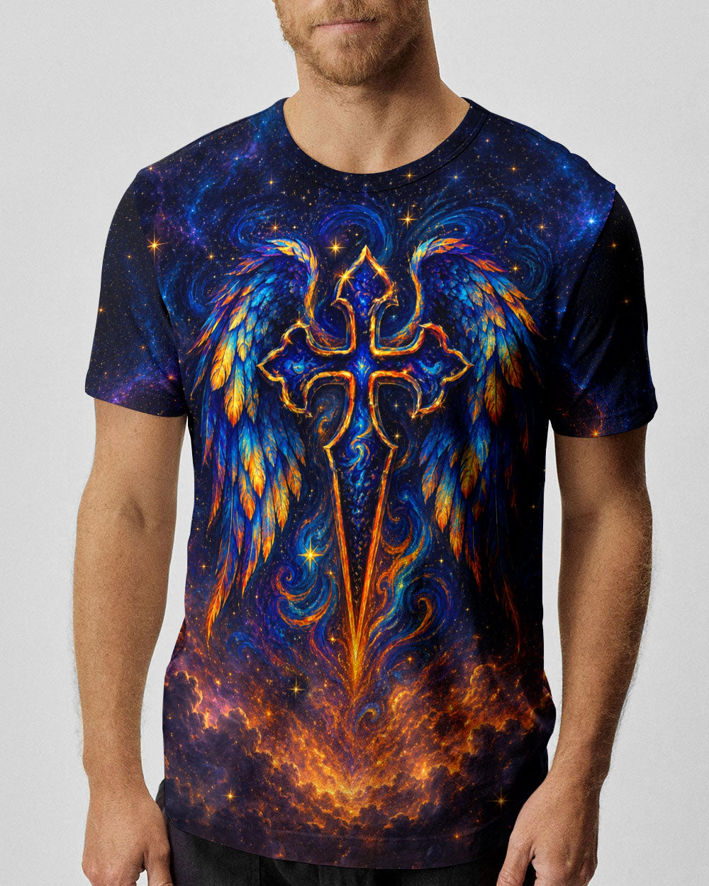 I Can Do All Things Through Christ  Cross Wings Men's All Over Print  - Tlhn2105263