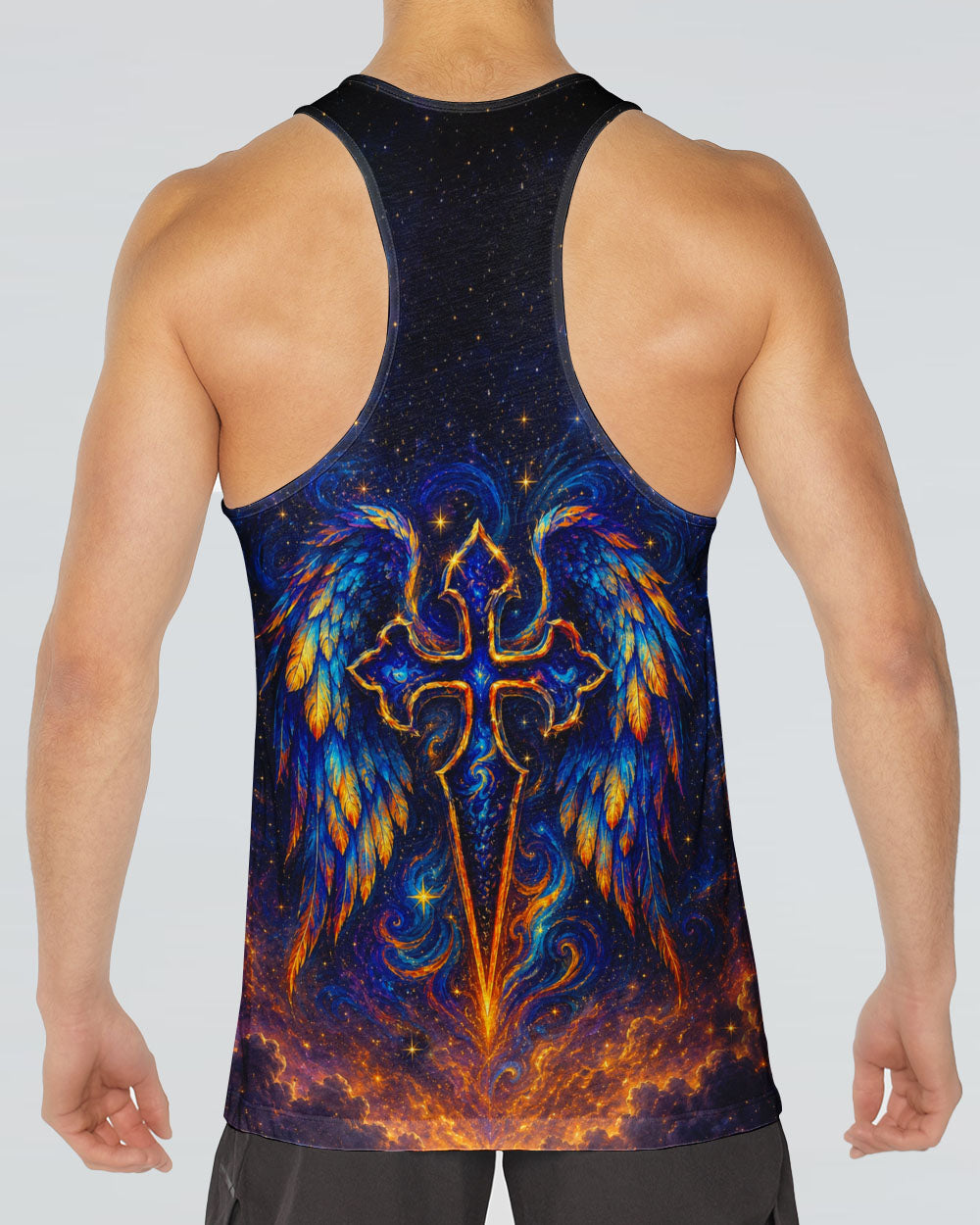 I Can Do All Things Through Christ  Cross Wings Men's All Over Print  - Tlhn2105263