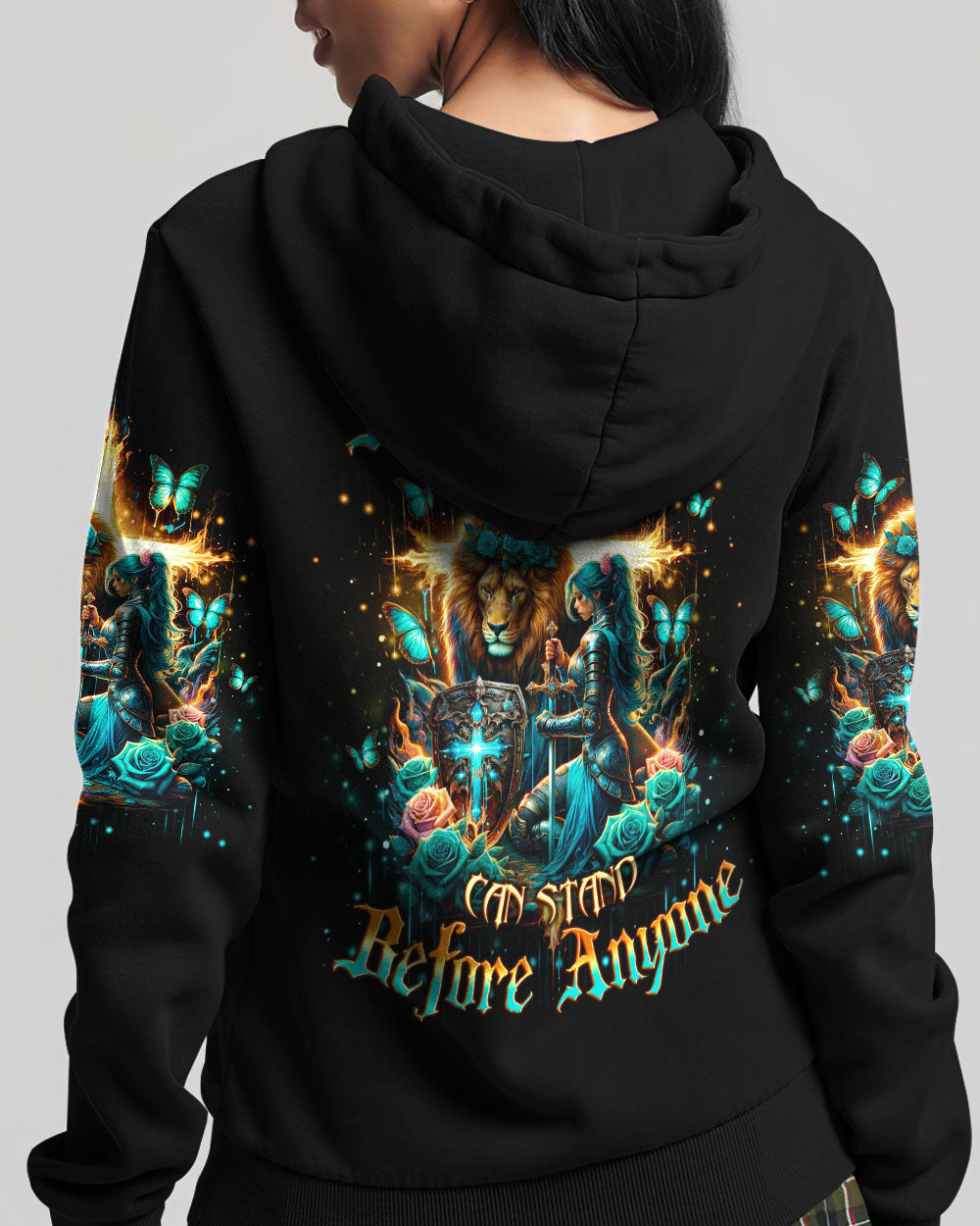 She Who Kneels Before God Lion Warrior Women's All Over Print Shirt - Tlno0102244