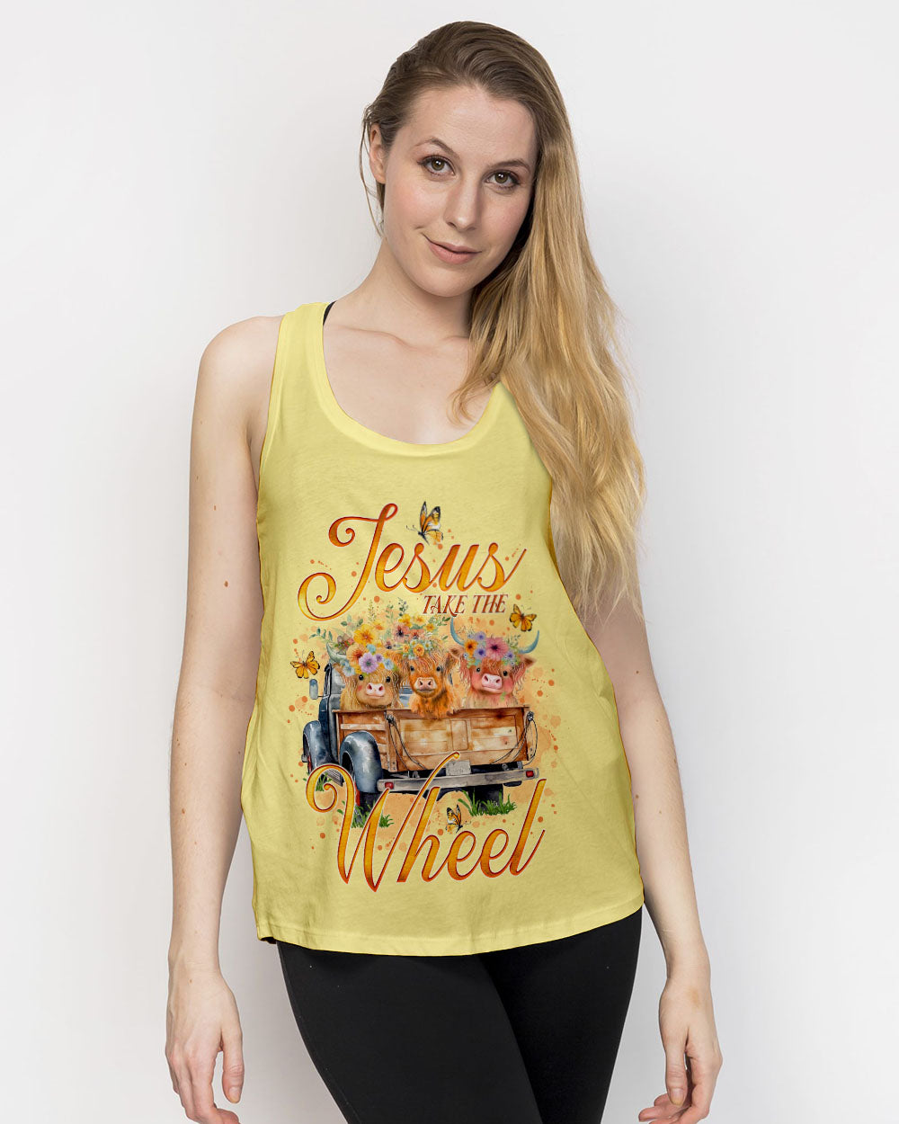 Jesus Take The Wheel Women's All Over Print Shirt - Tlno0108243