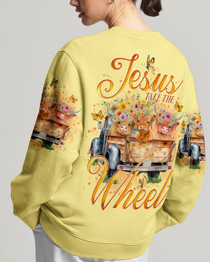 Jesus Take The Wheel Women's All Over Print Shirt - Tlno0108243