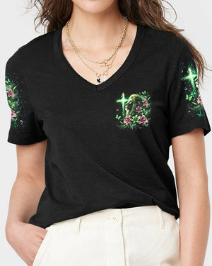 Way Maker Lion Cross Women's All Over Print Shirt - Tlno0307242
