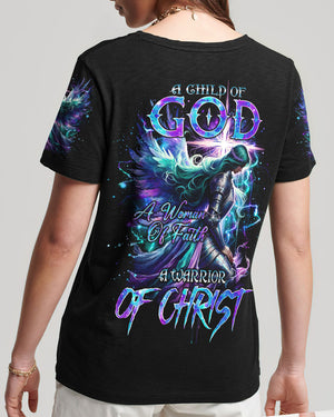 A Warrior Of Christ Women's All Over Print Shirt - Tlno0411234