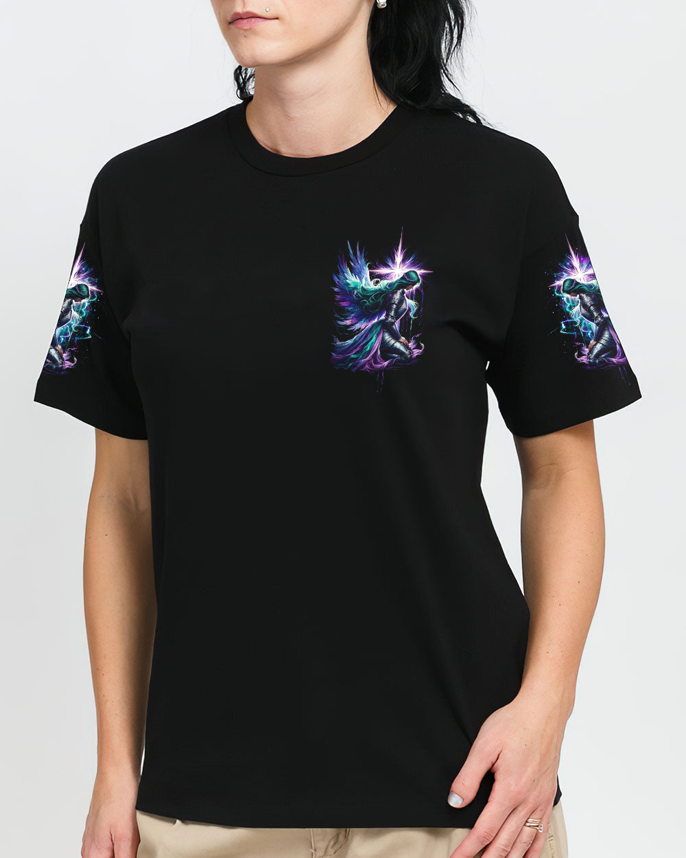 A Warrior Of Christ Women's All Over Print Shirt - Tlno0411234