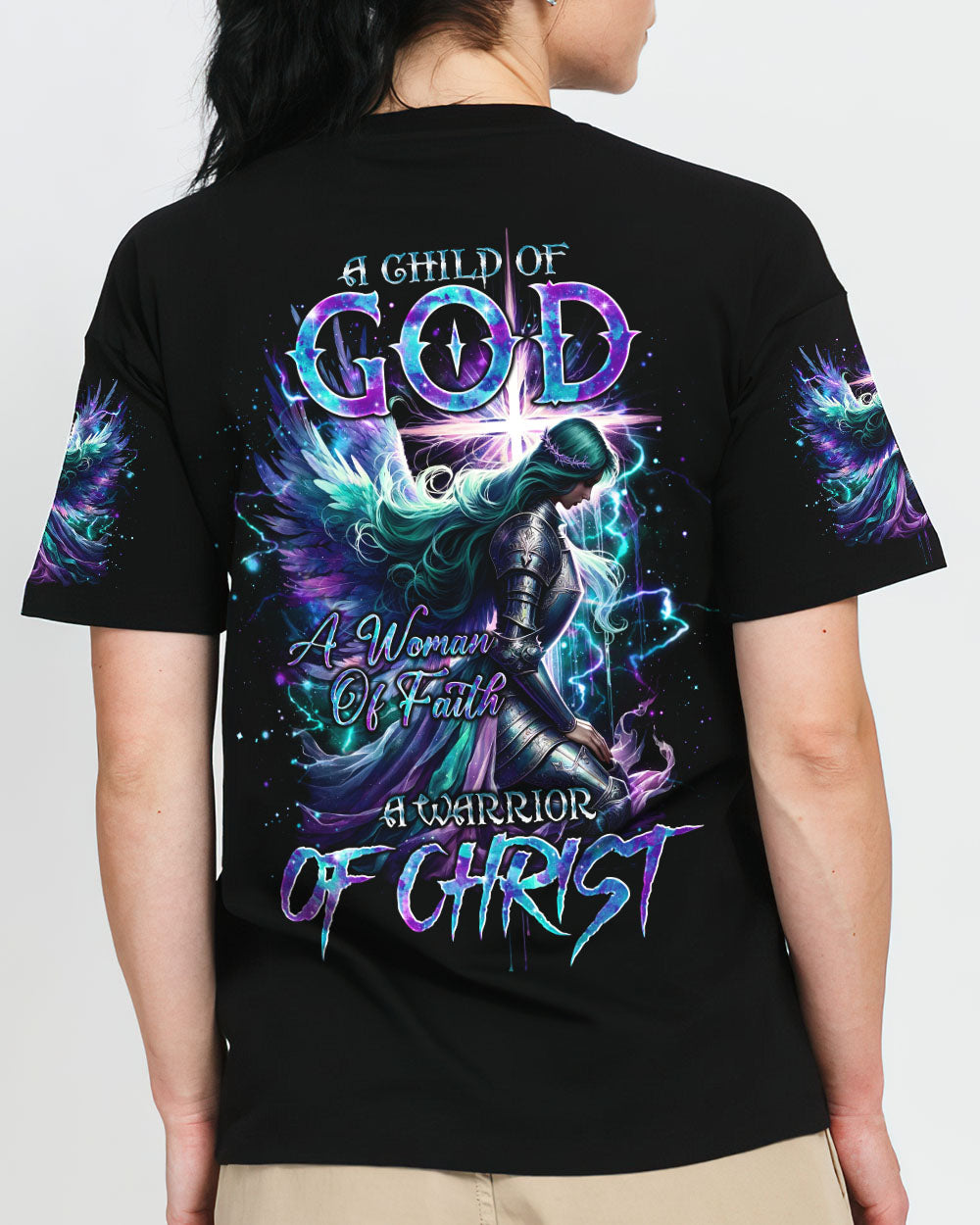 A Warrior Of Christ Women's All Over Print Shirt - Tlno0411234