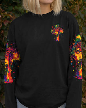 I Can Do All Things Through Christ Neon Jesus Cross Women's All Over Print  - Tlno0605262