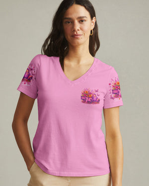 In October We Wear Pink Truck Women's All Over Print Shirt   - Tlno0808252