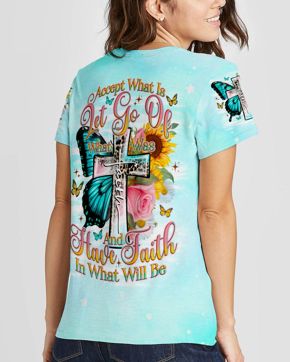 Accept What Is Let Go Of What Was Women's All Over Print Shirt - Tlno0905244