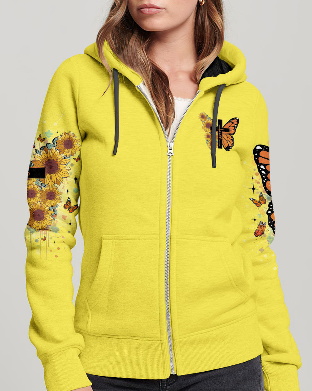 Blessed By God Loved By Jesus Butterflies Women's All Over Print Shirt - Tlno0909251
