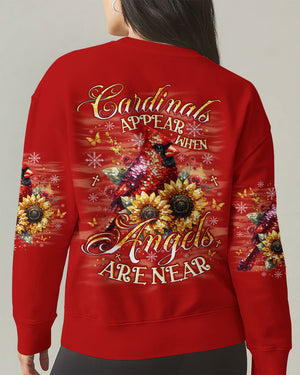 Cardinals Appear When Angels Are Near Women's All Over Print Shirt  - Tlno0910251