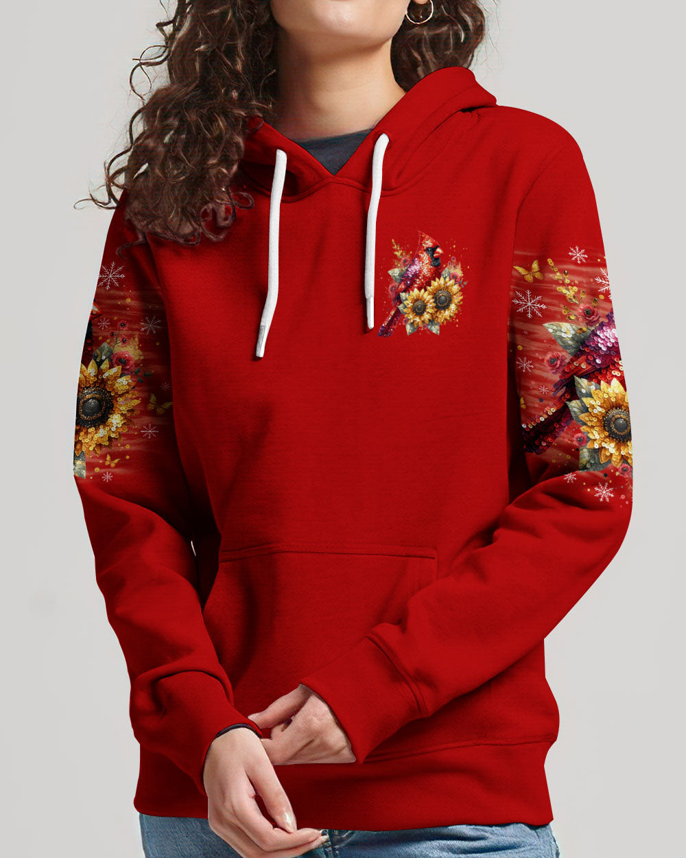 Cardinals Appear When Angels Are Near Women's All Over Print Shirt  - Tlno0910251