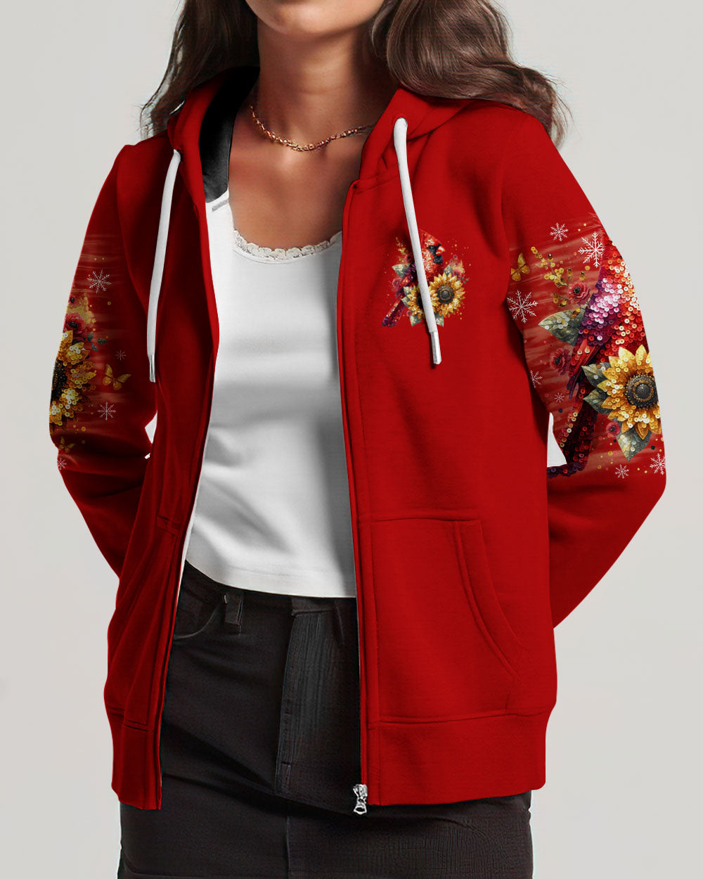 Cardinals Appear When Angels Are Near Women's All Over Print Shirt  - Tlno0910251