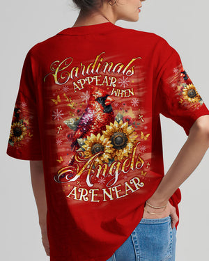 Cardinals Appear When Angels Are Near Women's All Over Print Shirt  - Tlno0910251