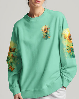 God Says You Are Sunflower Women's All Over Print Shirt - Tlno1103243