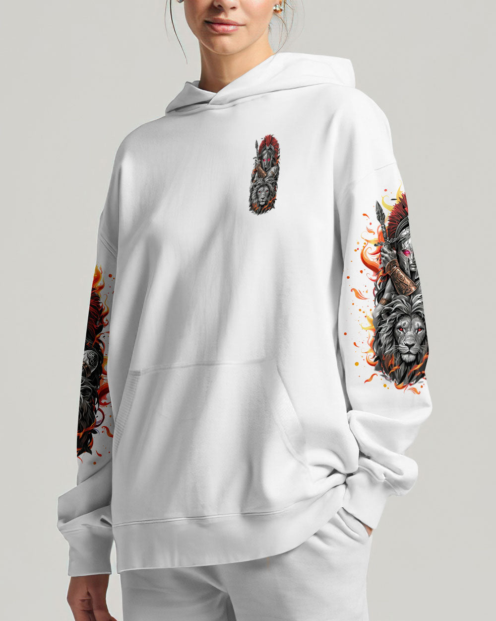 A Child Of God A Woman Of Faith Warrior Lion Women's All Over Print Shirt - Tlno1112244