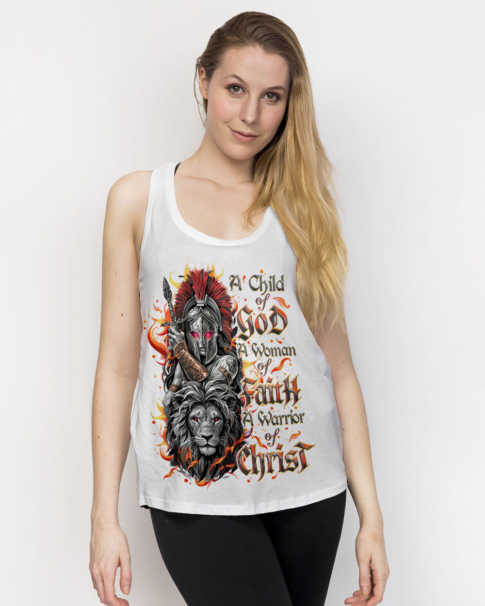 A Child Of God A Woman Of Faith Warrior Lion Women's All Over Print Shirt - Tlno1112244