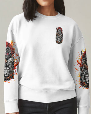 A Child Of God A Woman Of Faith Warrior Lion Women's All Over Print Shirt - Tlno1112244