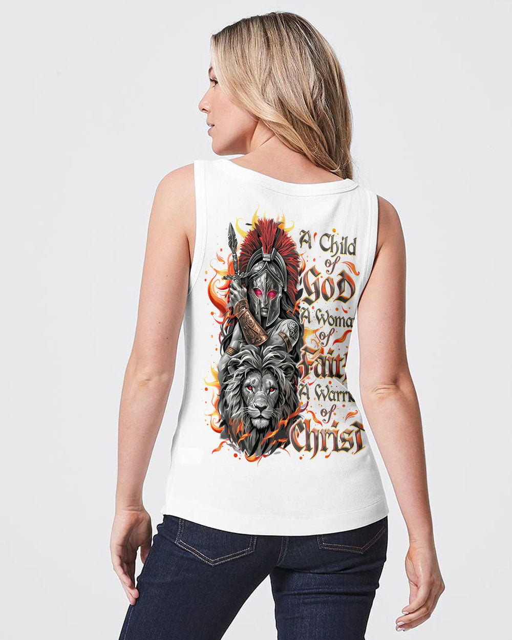 A Child Of God A Woman Of Faith Warrior Lion Women's All Over Print Shirt - Tlno1112244