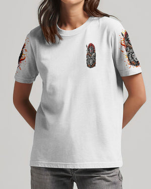 A Child Of God A Woman Of Faith Warrior Lion Women's All Over Print Shirt - Tlno1112244