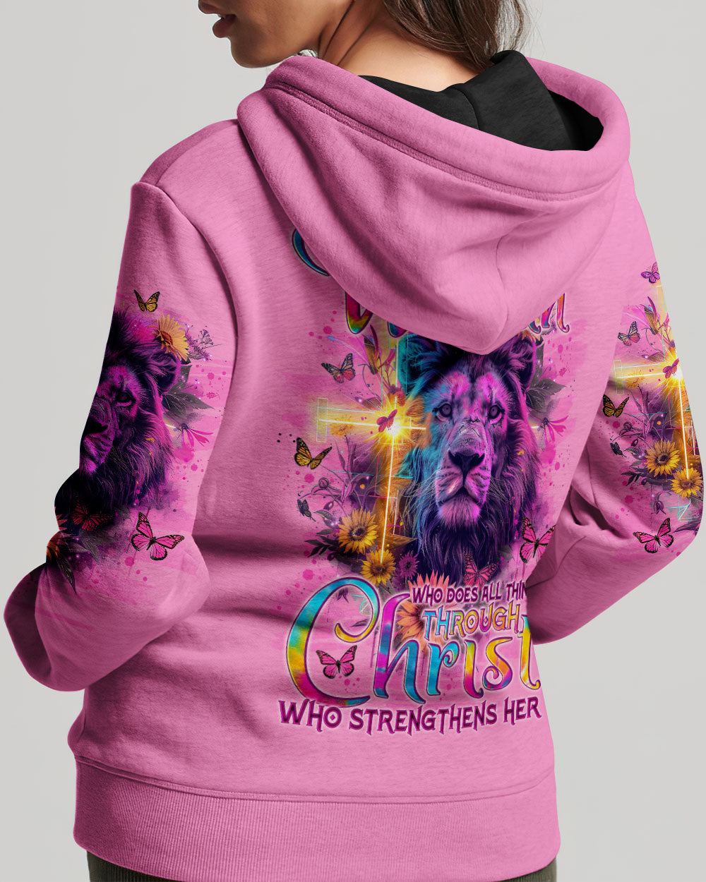 Never Underestimate A Woman Lion Women's All Over Print Shirt - Tlno1204242
