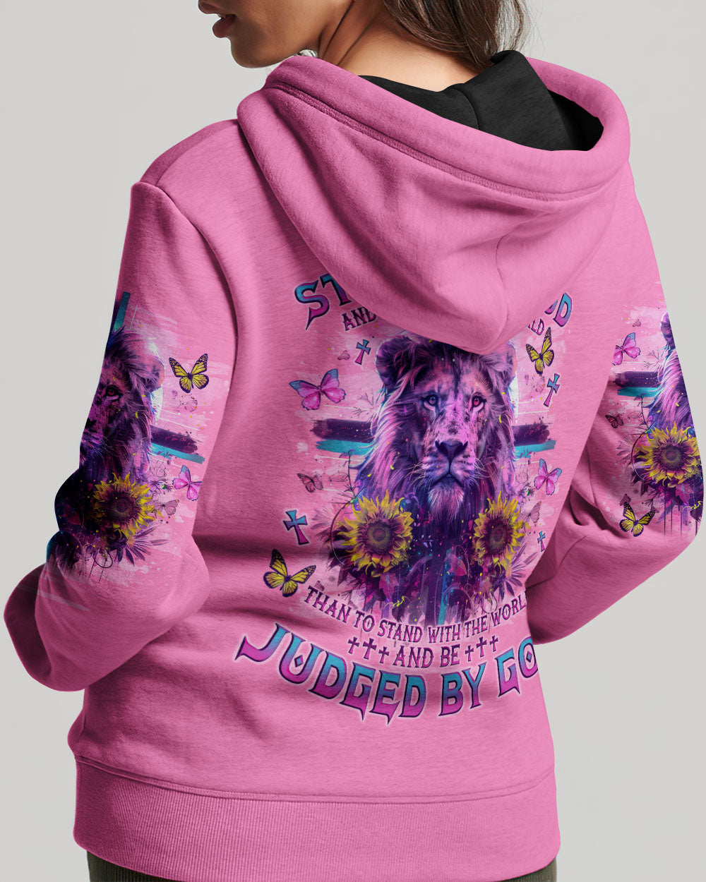 I Would Rather Stand With God Lion Women's All Over Print Shirt - Tlno1304244