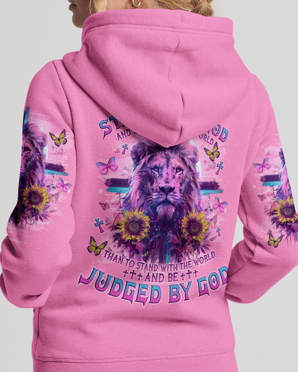 I Would Rather Stand With God Lion Women's All Over Print Shirt - Tlno1304244