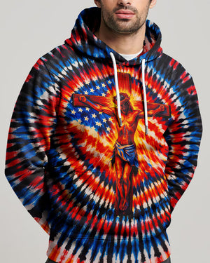 Jesus On The Cross Swirl Men's All Over Print Shirt - Tlno1703261