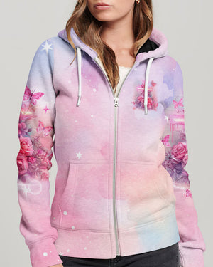 Faith Hope Love Cross Rose Women's All Over Print Shirt - Tlno1803243