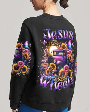 Jesus Take The Wheel Women's All Over Print Shirt - Tlno1902242