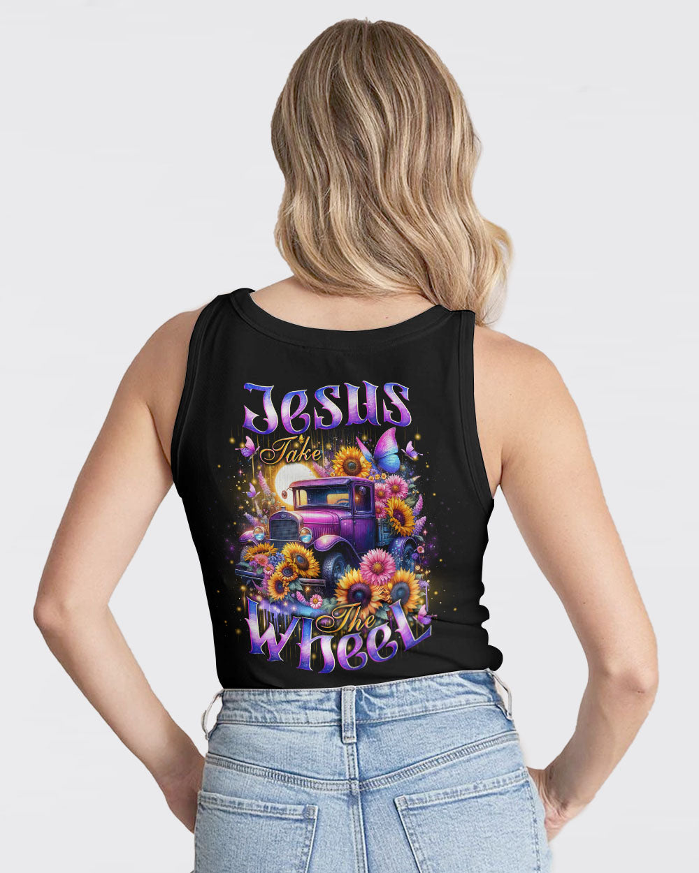 Jesus Take The Wheel Women's All Over Print Shirt - Tlno1902242