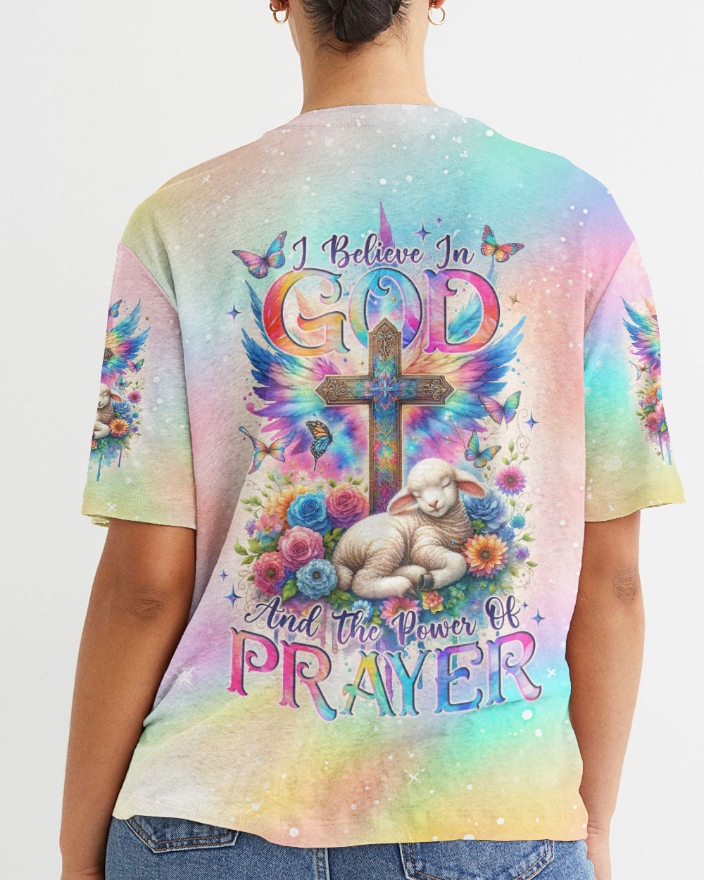 I Believe In God Women's All Over Print Shirt - Tlno2111233