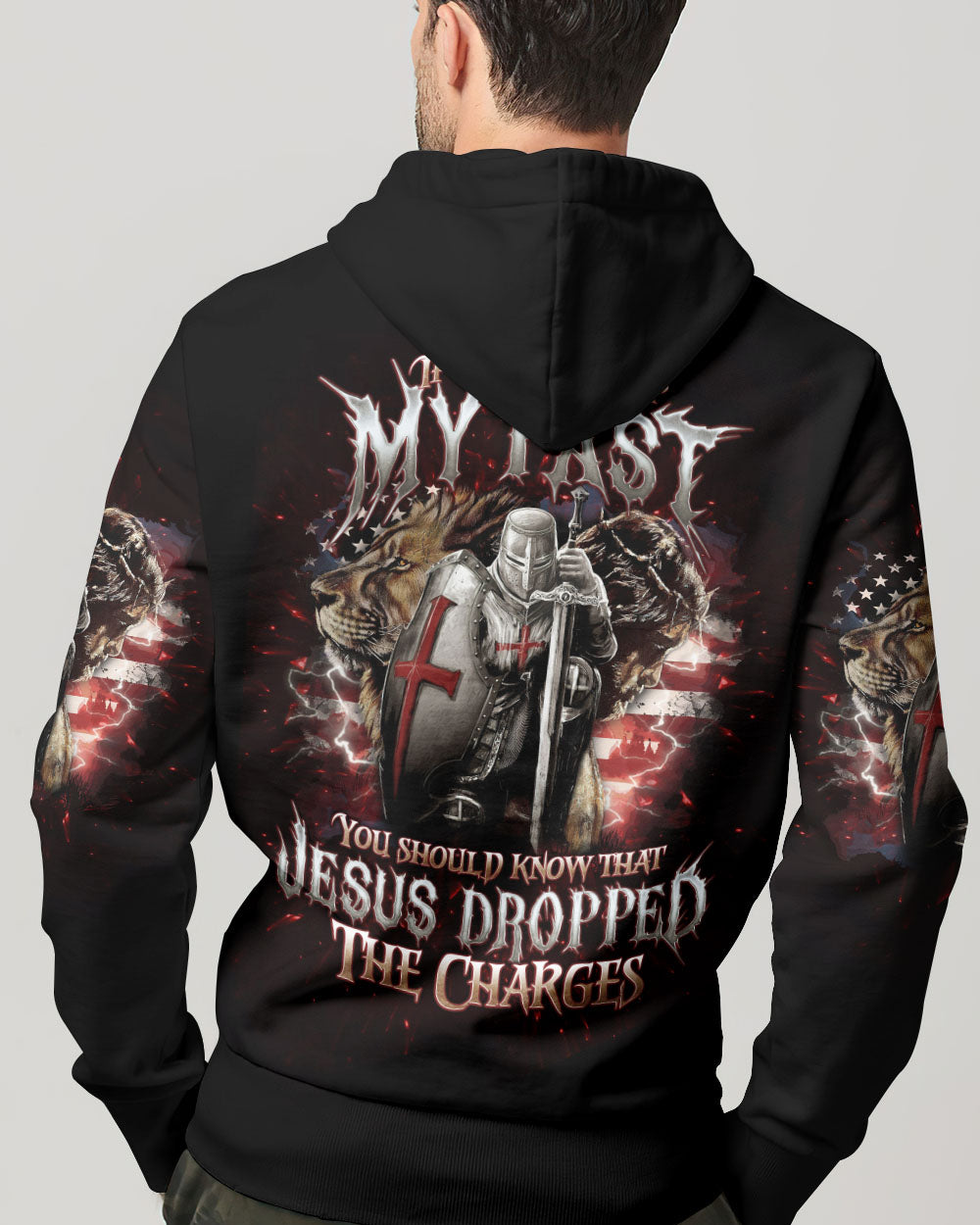 Jesus Dropped The Charges Lion Men's All Over Print Shirt - Tlno2205243