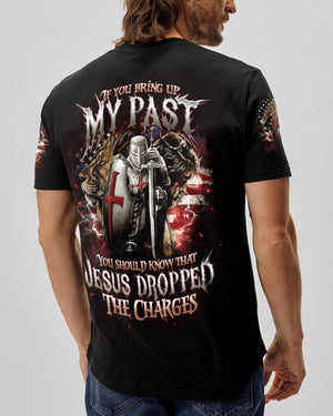 Jesus Dropped The Charges Lion Men's All Over Print Shirt - Tlno2205243